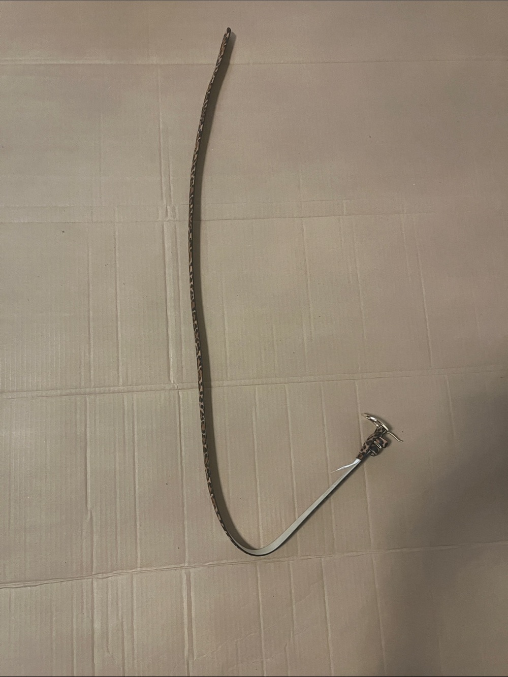 Vince Camaro leopard belt xl